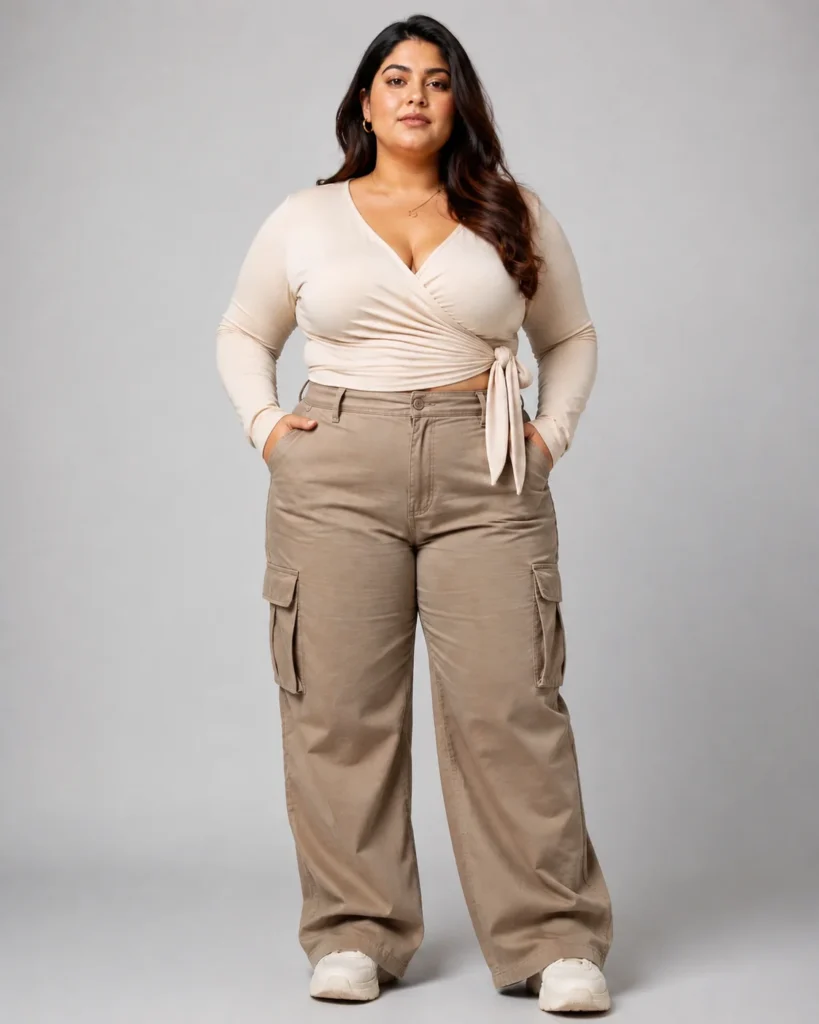 Cargo Pants with a Wrap Top