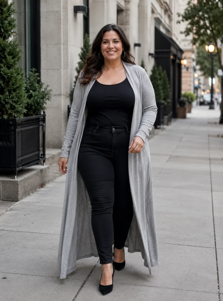 Duster Cardigan for Vertical Length