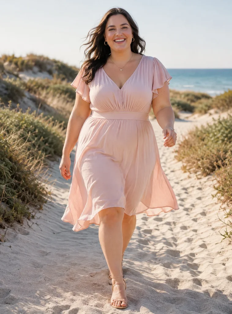 Flutter Sleeve Dress