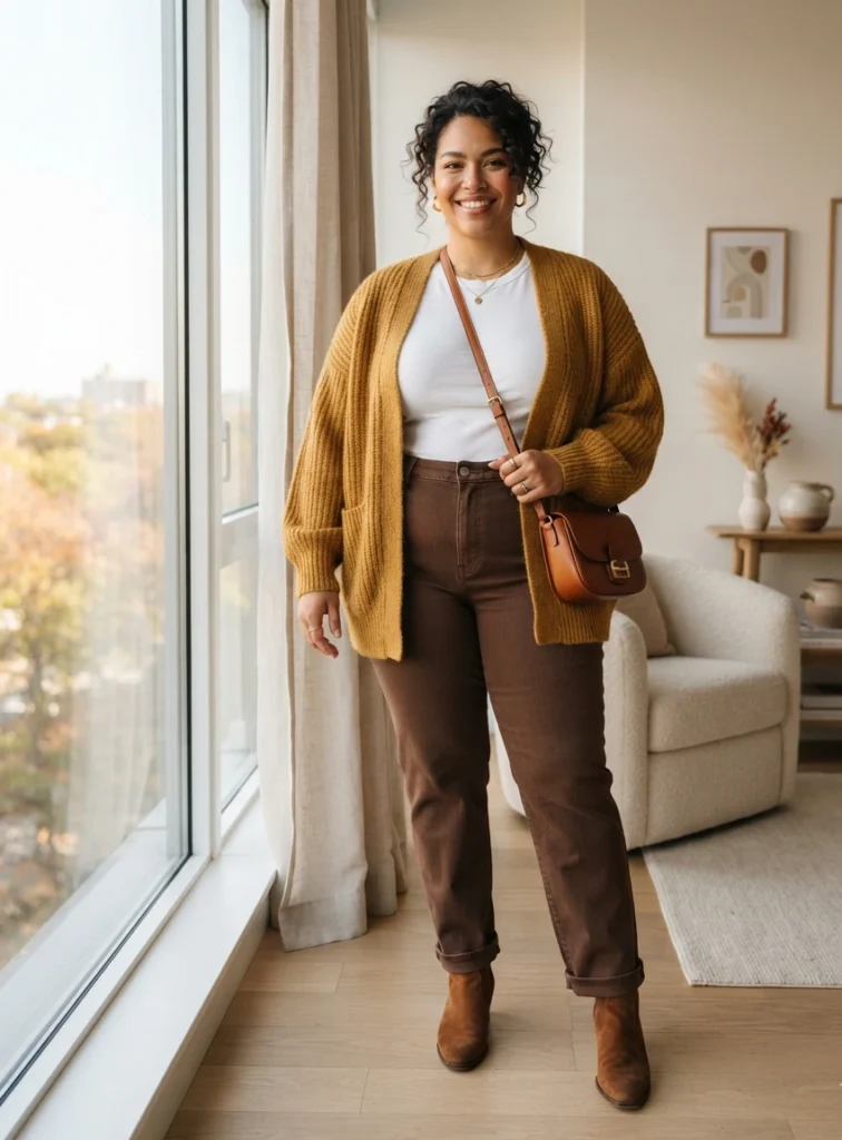 Golden Mustard Cardigan