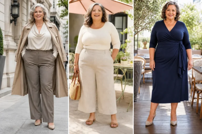 How to Dress an Older Curvy Woman