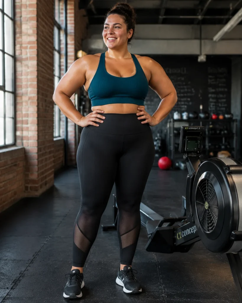 Mesh-Panel Leggings