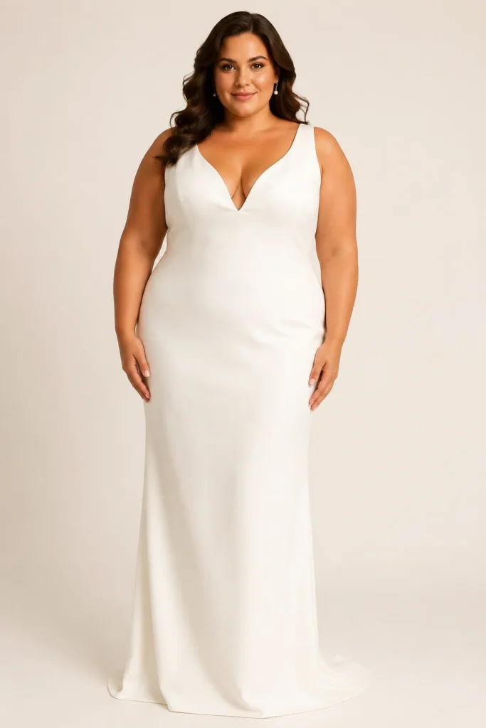 Minimalist Column Gown