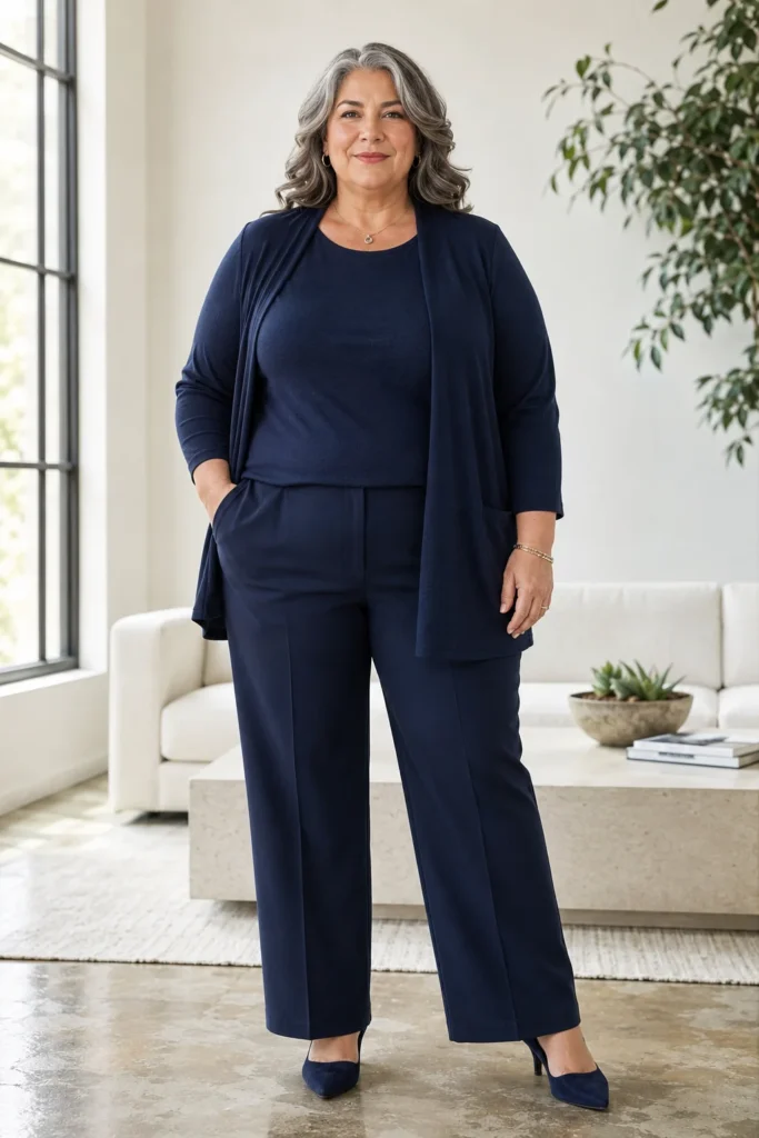 Monochrome Navy Tonal Set Editorial