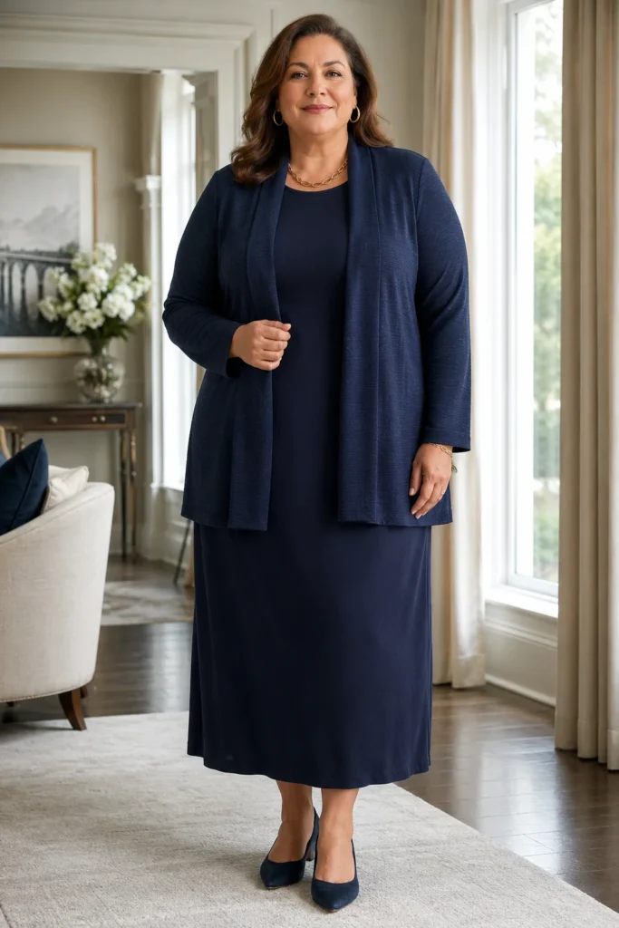 Open-Front Knit Jacket