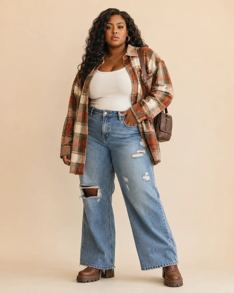 Plaid Flannel Shacket