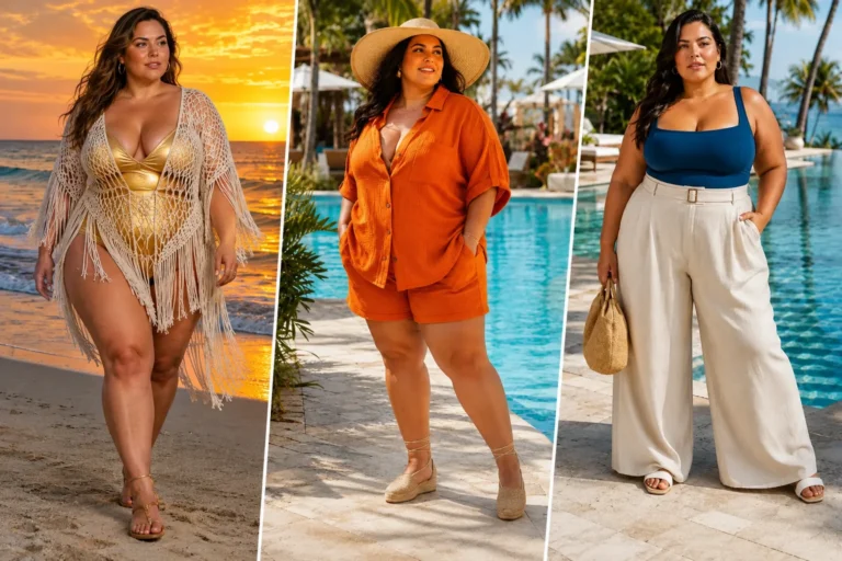 Plus Size Beach Vacation Outfit Ideas