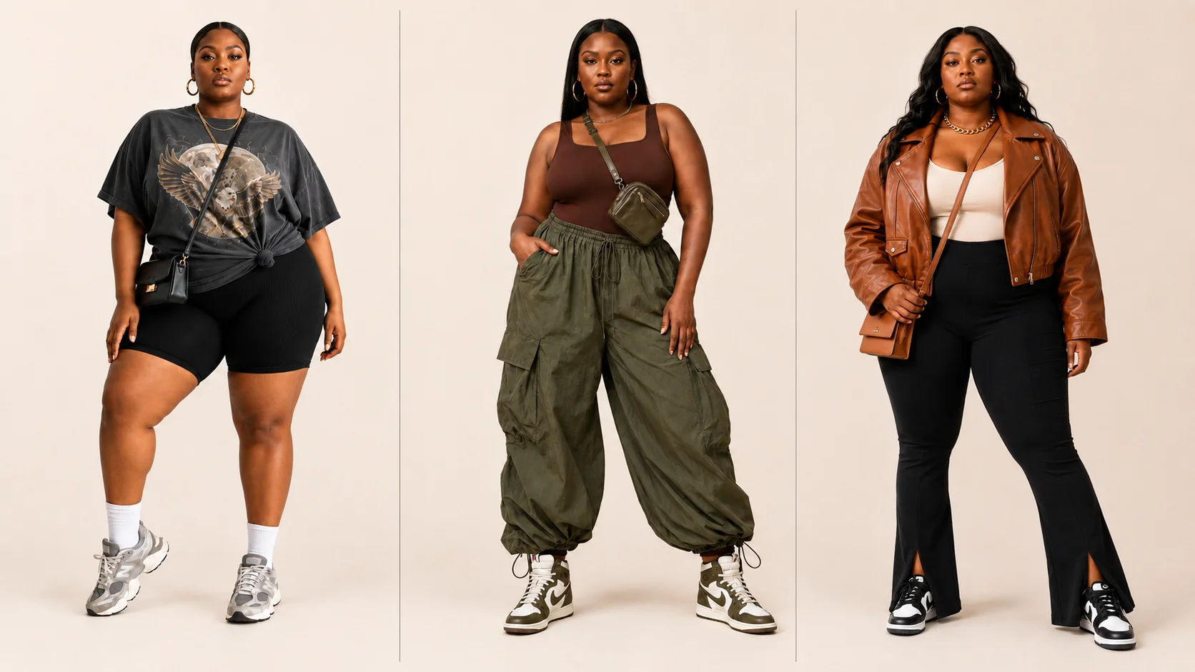 Plus Size Streetwear Outfits for Black Women