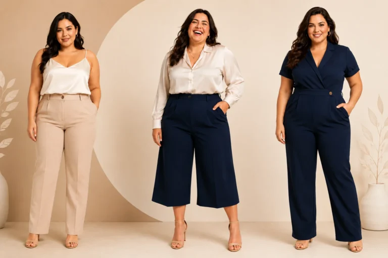 Plus Size Wedding Guest Pants Outfits For Women