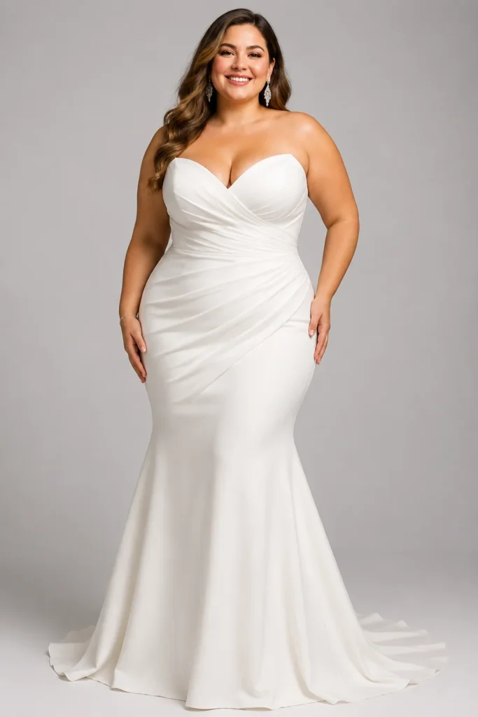 Ruched Fit-and-Flare