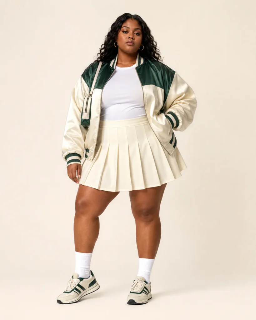 Satin Bomber Jacket