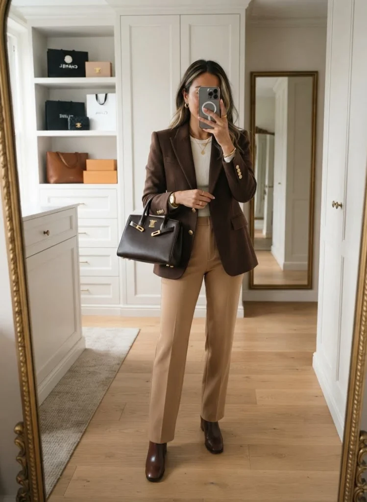 Straight-Leg Trousers