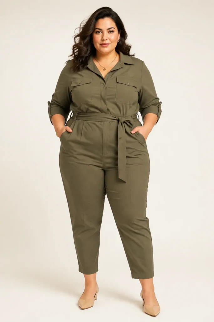 Tailored Utility Jumpsuit