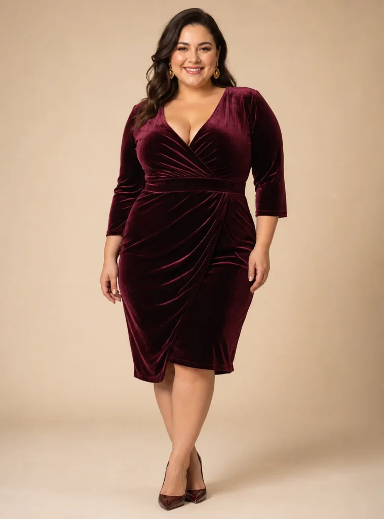 Velvet Dress for Rich Evening Texture