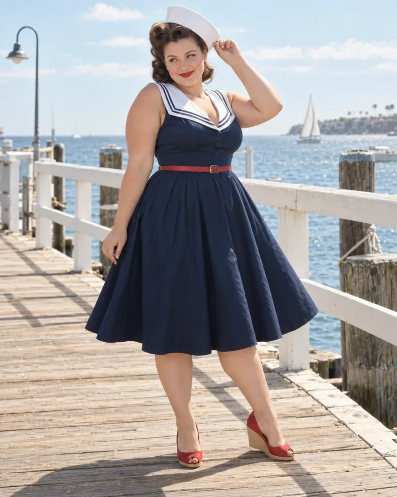 1950s Pin-Up Sailor