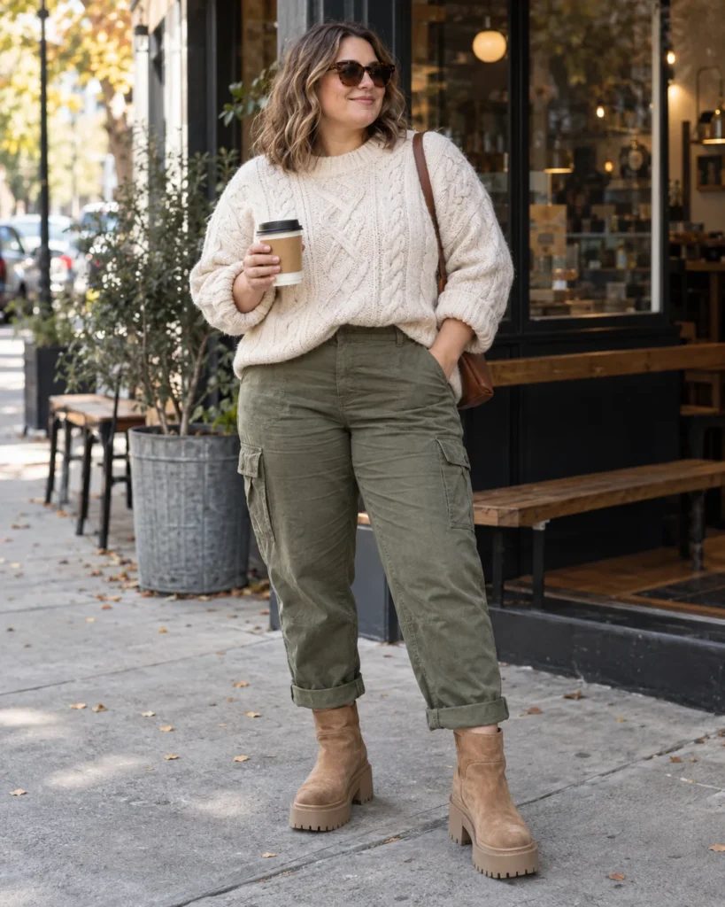 Cable Knit, Cargos and Platform Booties