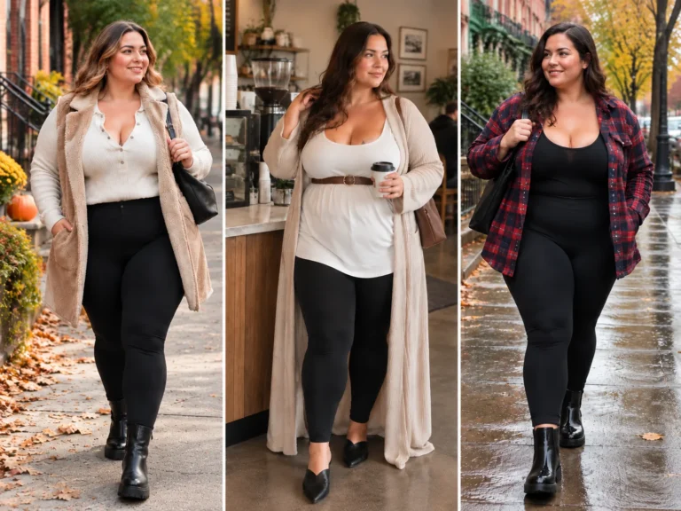 Cozy Plus Size Legging Outfits