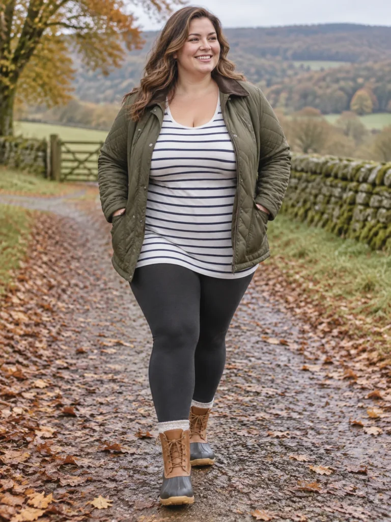 Diamond-Quilted Barn Jacket