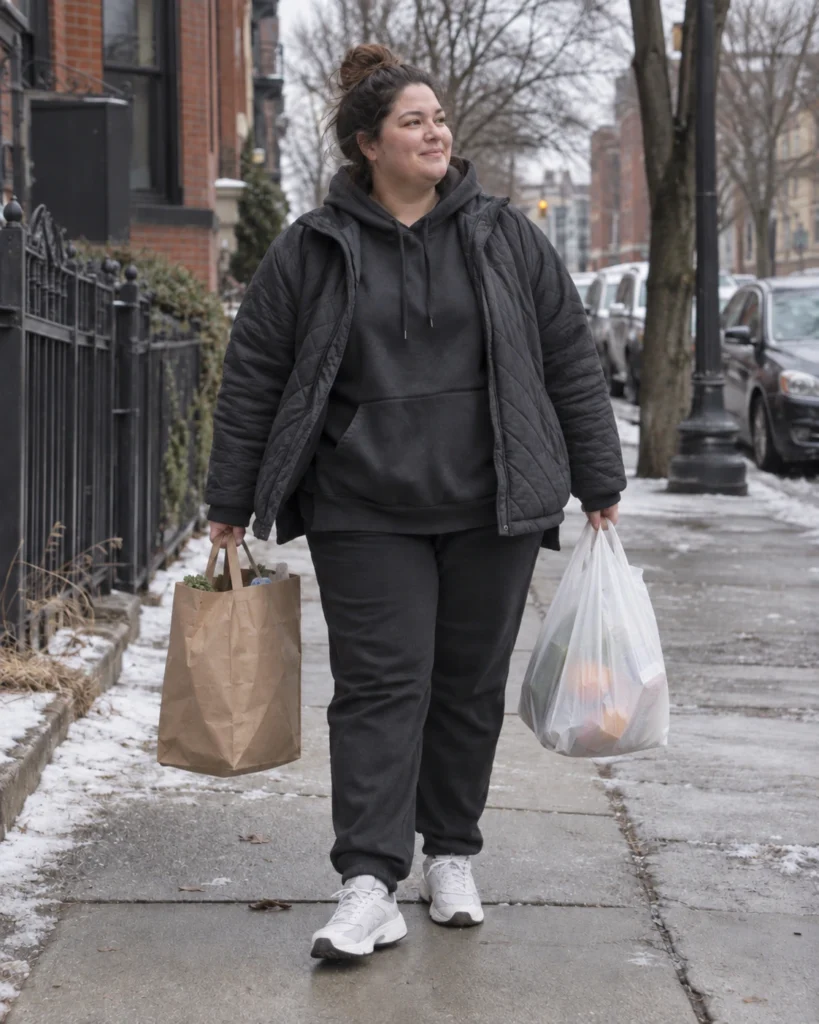 Longline Hoodie & Straight-Leg Joggers