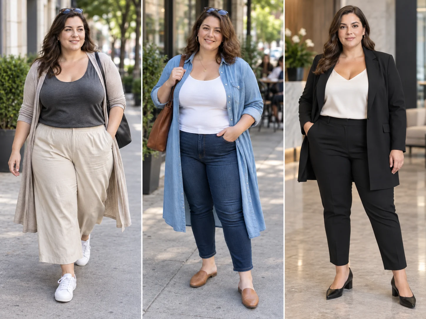 Plus Size Outfits for Apple Shaped Body
