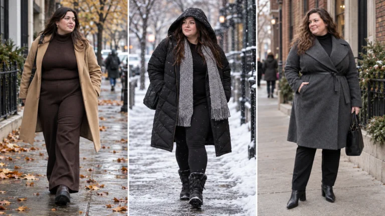 Plus Size Winter Outfit Ideas For Big Stomach