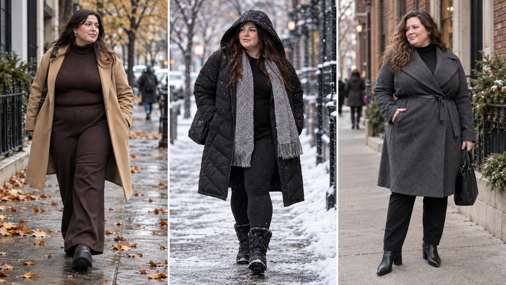 Plus Size Winter Outfit Ideas For Big Stomach