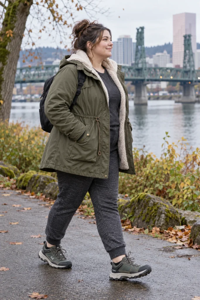 Reversible Sherpa Commuter Parka